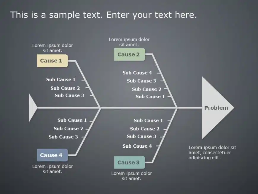 Fishbone Diagram PowerPoint Template