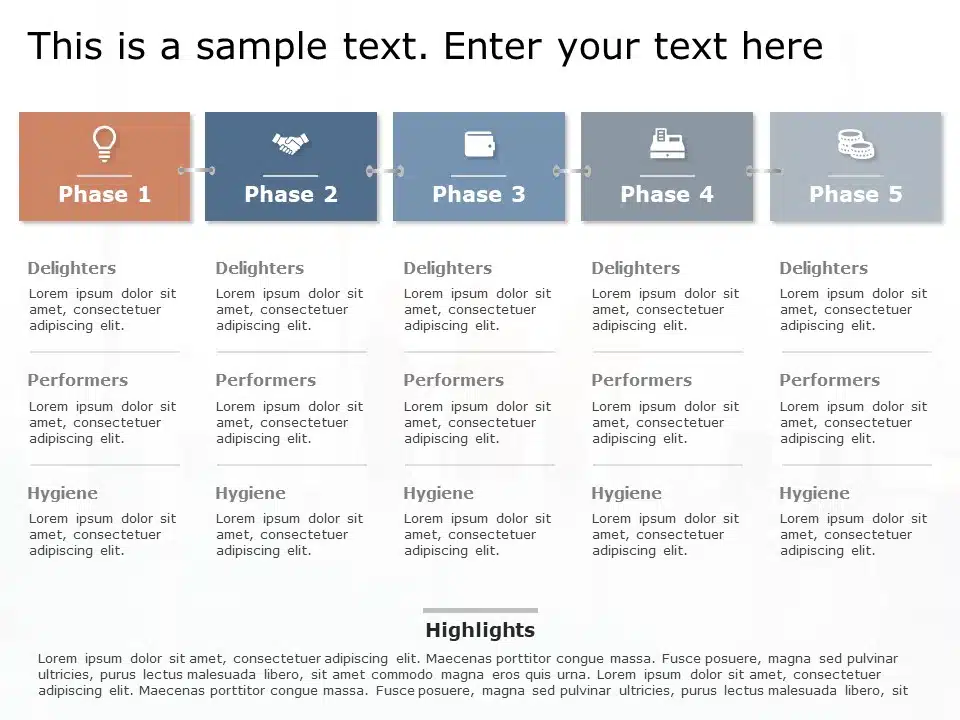 Product RoadMap 9 PowerPoint Template