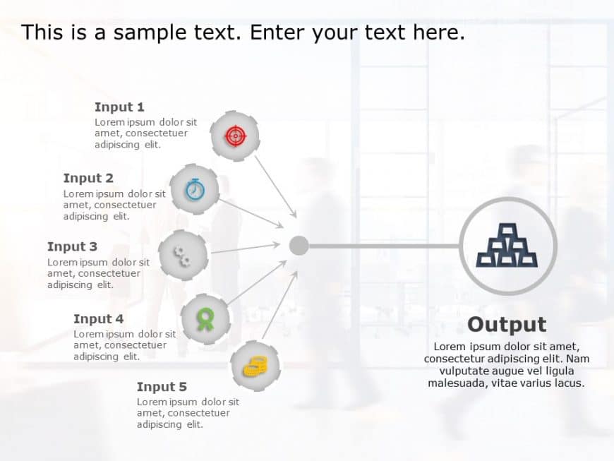 Input Output 1 PowerPoint Template