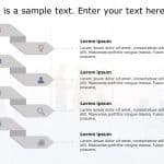 Arrows 4 Steps PowerPoint Template & Google Slides Theme