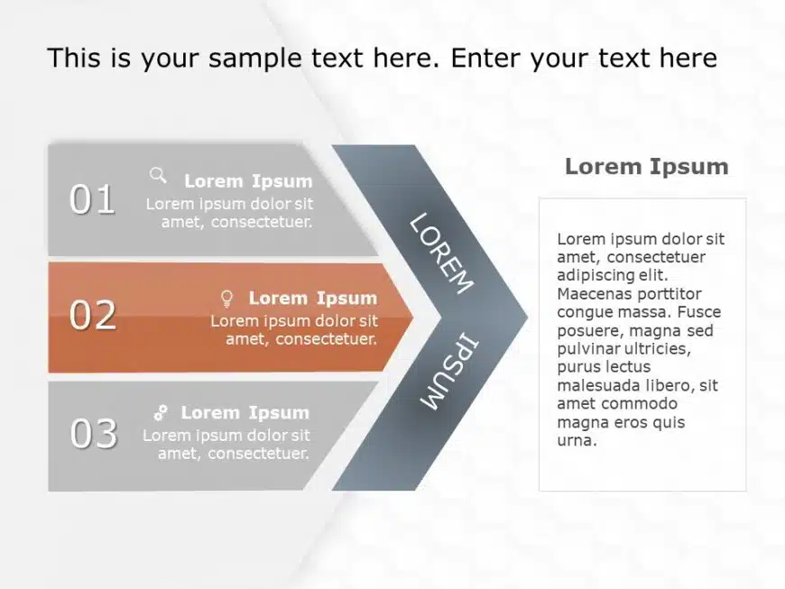 Arrows Outcome PowerPoint Template