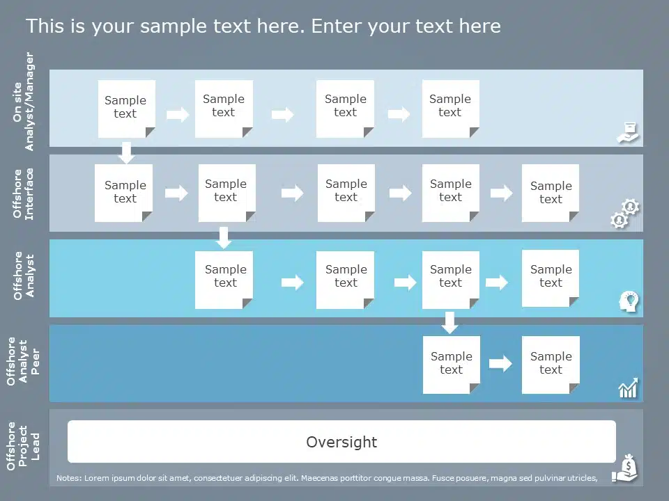 swimlanes in powerpoint template