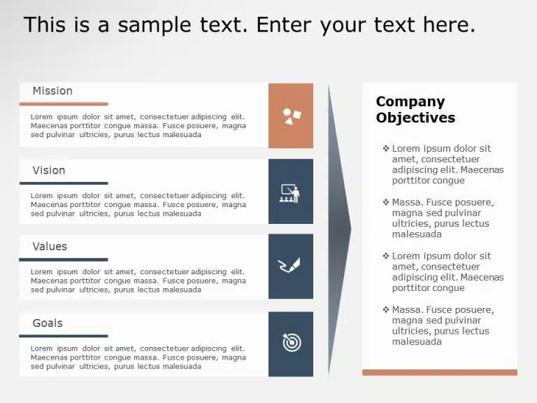 Company Objectives and Goals PowerPoint Template