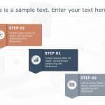 3 Steps Business Steps PowerPoint Template & Google Slides Theme