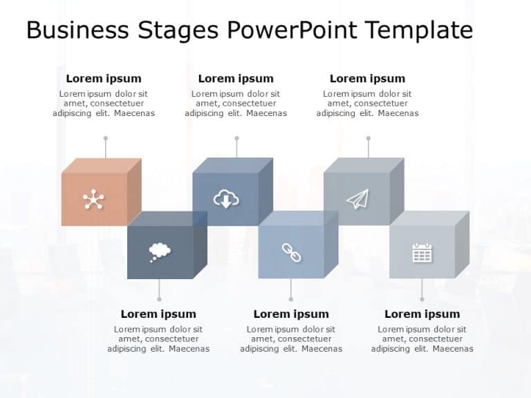 Business Stages PowerPoint Template & Google Slides Theme