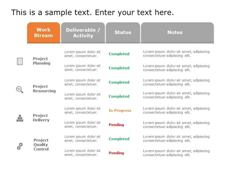 Project Status Review PowerPoint Template & Google Slides Theme