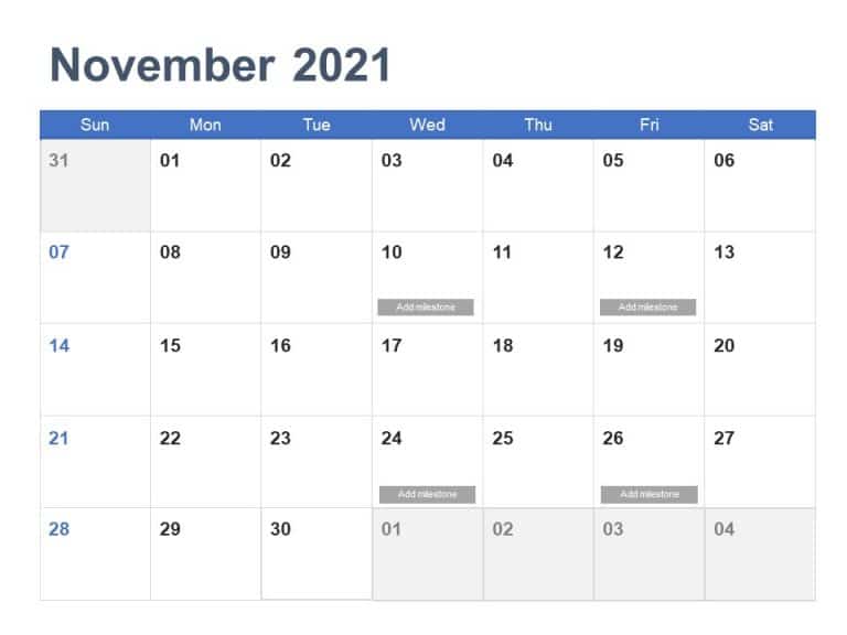 Calendar 2021 Year PowerPoint Template & Google Slides Theme 10
