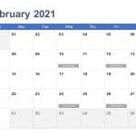 Calendar 2021 Year PowerPoint Template