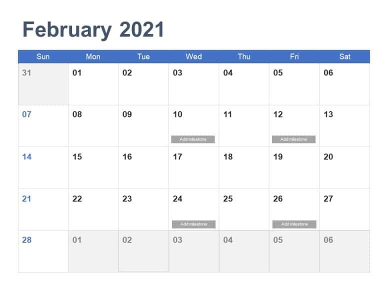 Calendar 2021 Year PowerPoint Template & Google Slides Theme 1