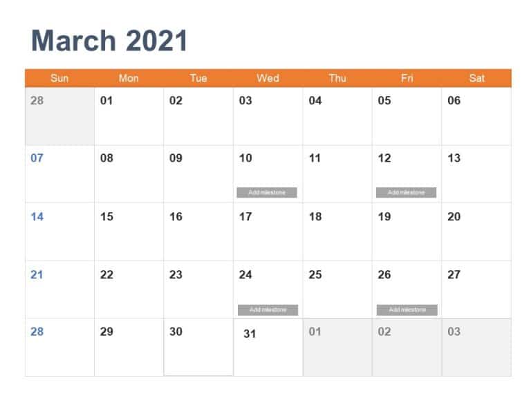 Calendar 2021 Year PowerPoint Template & Google Slides Theme 2