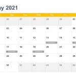 Calendar 2021 Year PowerPoint Template & Google Slides Theme 4
