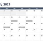 Calendar 2021 Year PowerPoint Template & Google Slides Theme 6