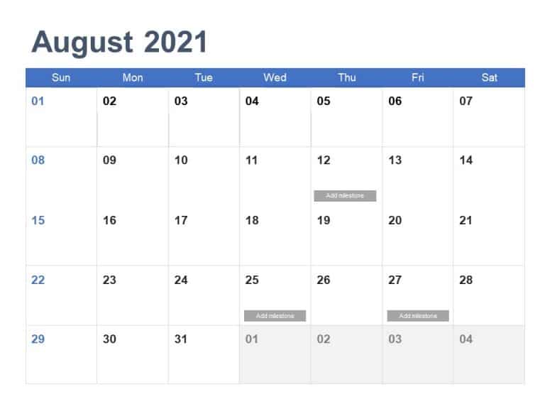 Calendar 2021 Year PowerPoint Template & Google Slides Theme 7