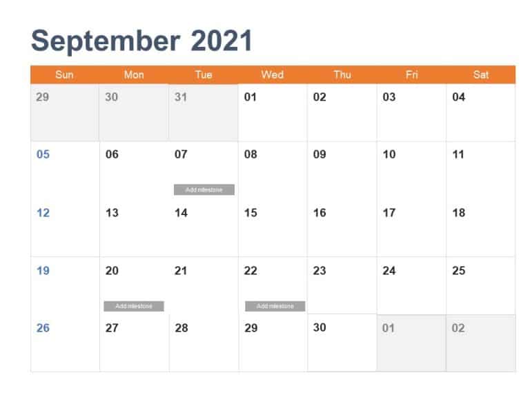 Calendar 2021 Year PowerPoint Template & Google Slides Theme 8