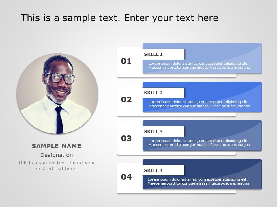 Self Introduction Slide Template For Presentations | SlideUpLift