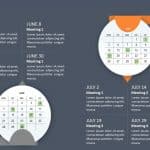 Calendar 4 PowerPoint Template & Google Slides Theme