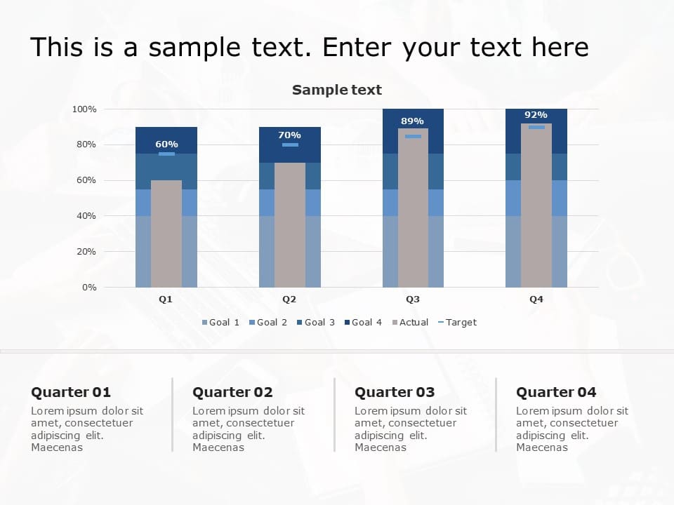 Performance graph 1 PowerPoint Template