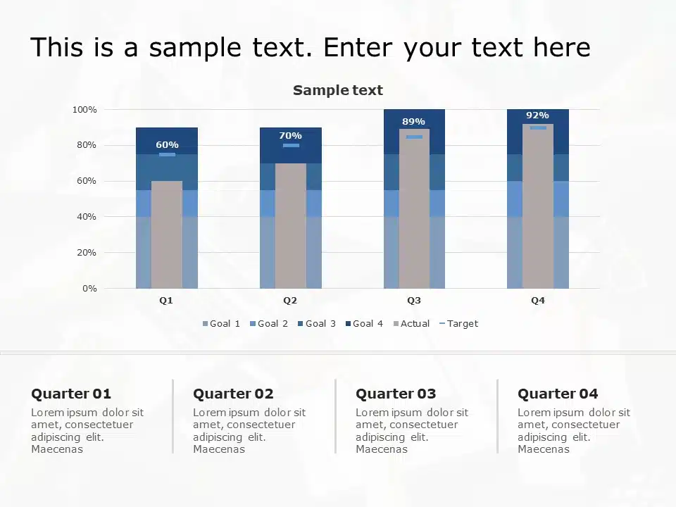 Performance graph 1 PowerPoint Template & Google Slides Theme