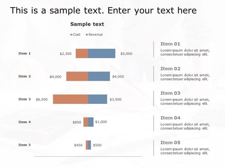 Performance graph 2 PowerPoint Template