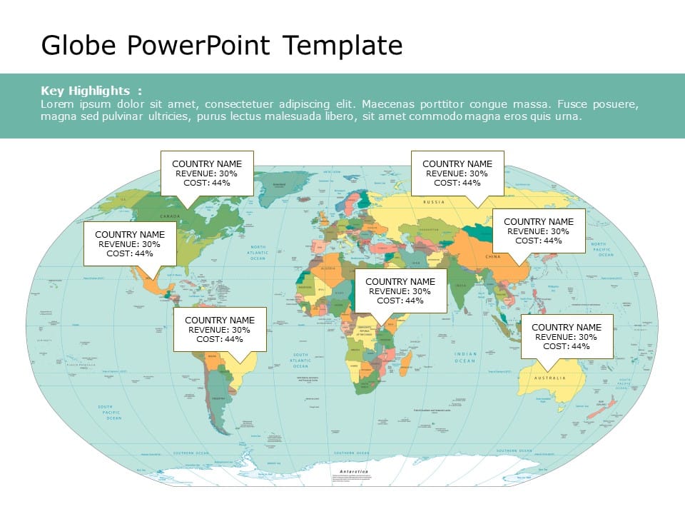 Globe PowerPoint Template & Google Slides Theme