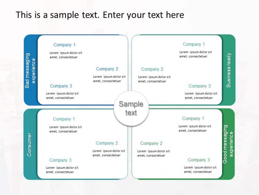 Competitor Analysis Matrix PowerPoint Template