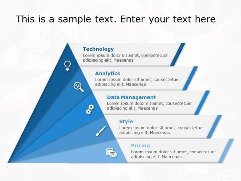 Triangle Text Box PowerPoint Template 1 | Triangle PowerPoint Templates ...