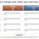 Strategy Map Table PowerPoint Template