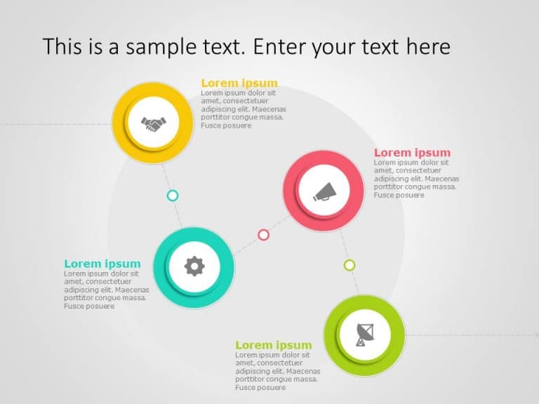 Pyramid Shape 4 PowerPoint Template & Google Slides Theme
