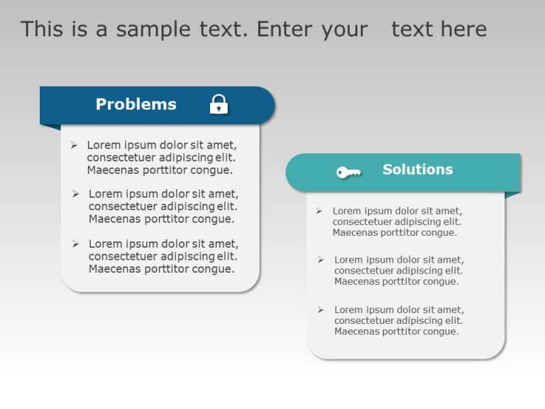 Problem & Solution 8 PowerPoint Template | SlideUpLift