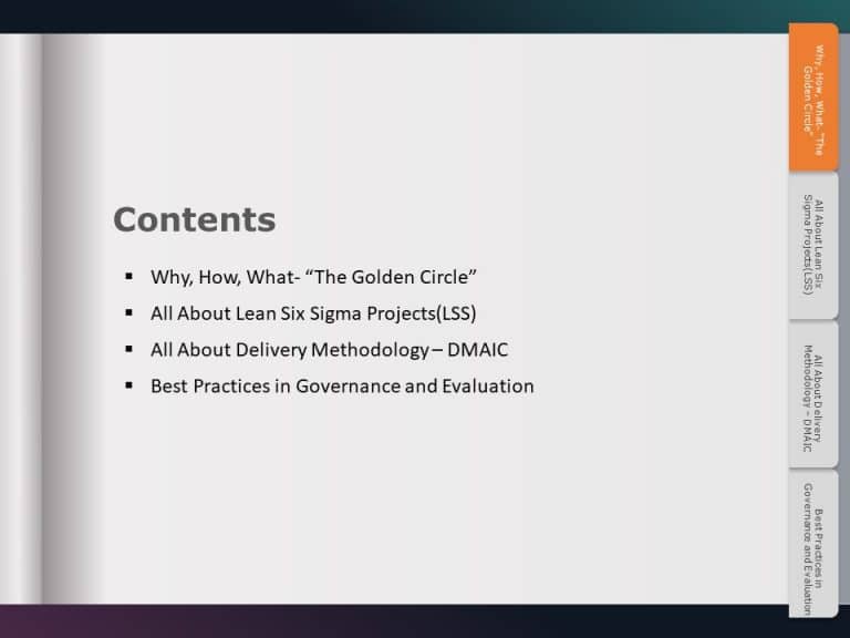 Lean Six Sigma Presentation PowerPoint Template