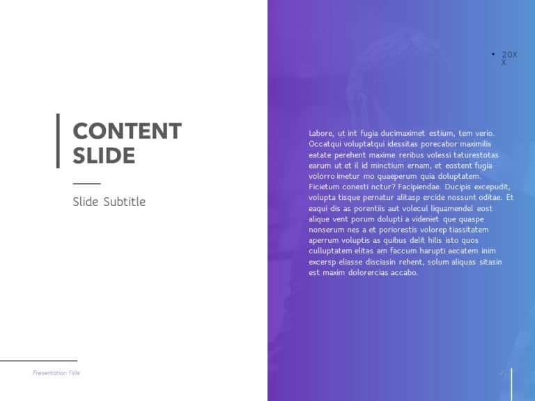 Gradient Corporate Theme PowerPoint Template & Google Slides Theme 1