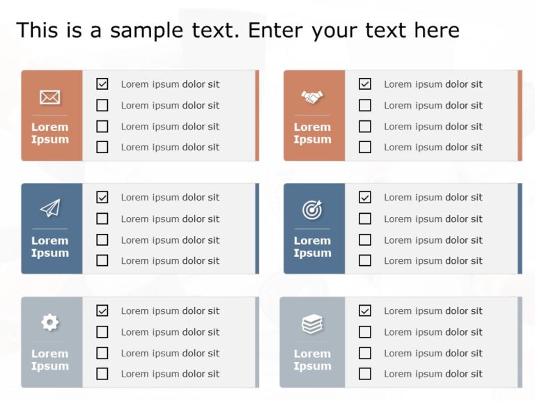 Product Checklist PowerPoint Template