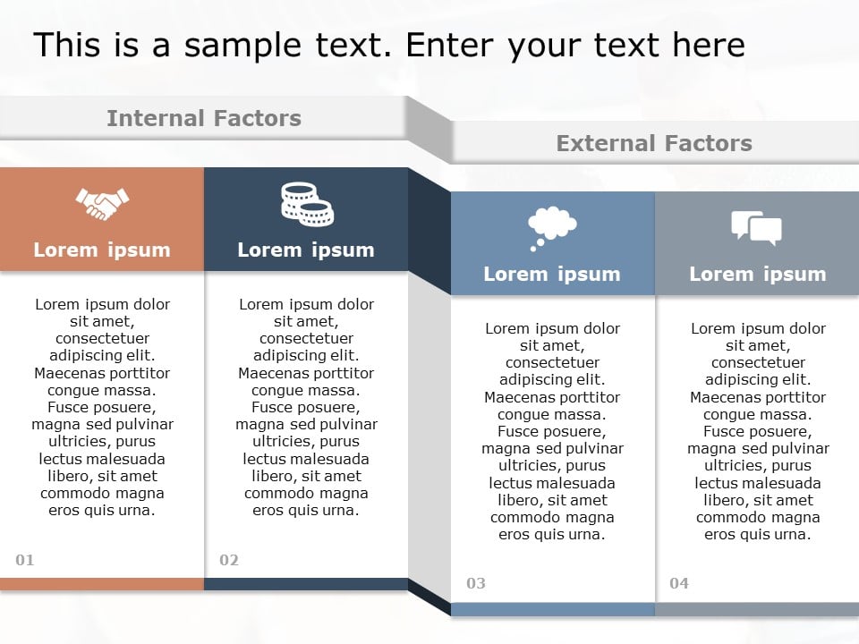 Internal External Factors 2 PowerPoint Template & Google Slides Theme