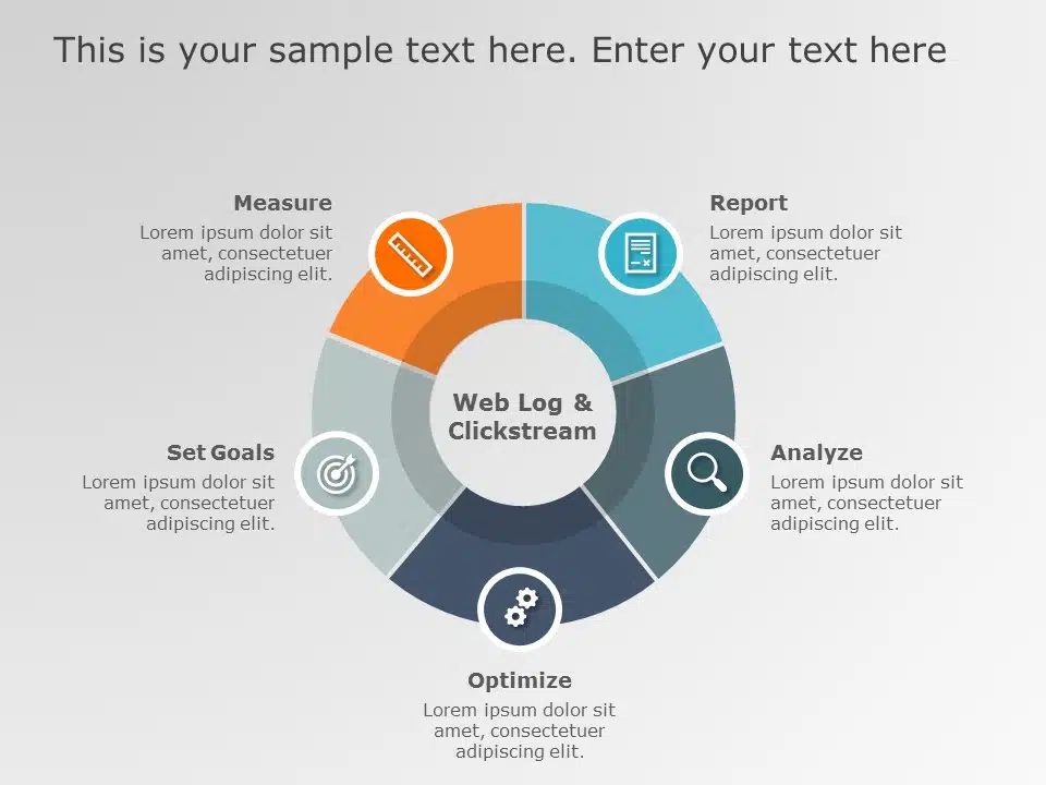 Website ClickStream PowerPoint Template & Google Slides Theme