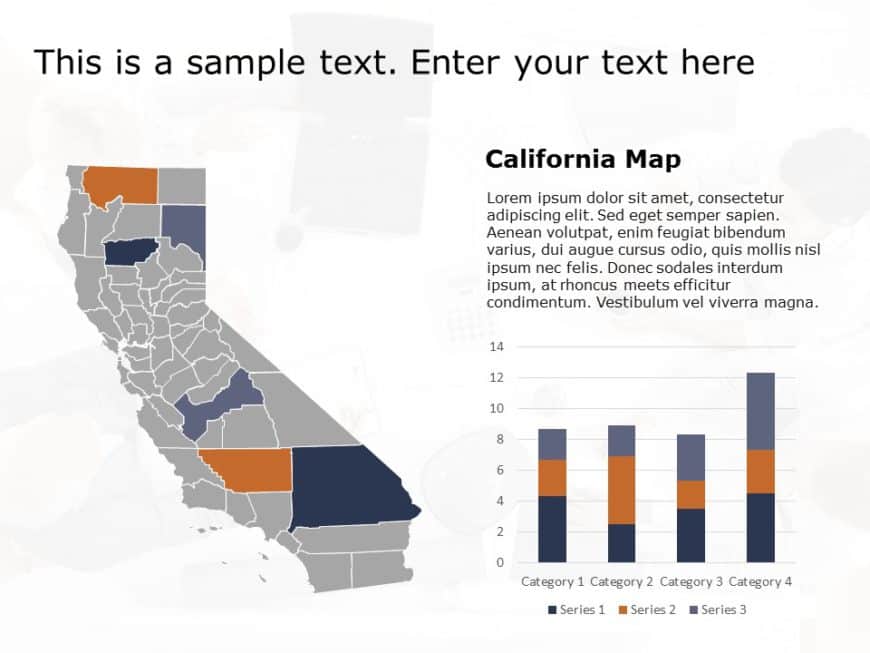 Free Editable California Maps Templates For PowerPoint SlideUpLift