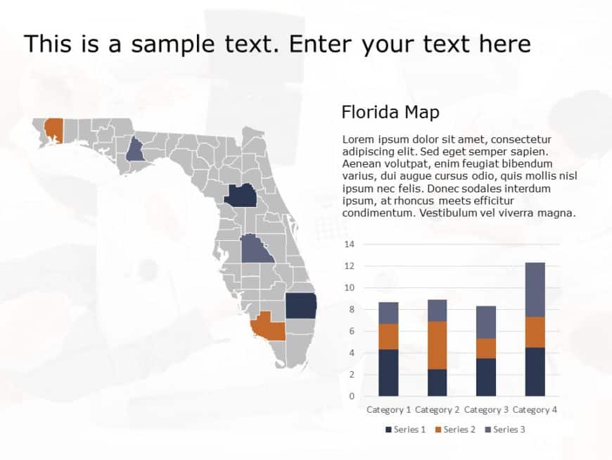 Florida Map PowerPoint Template