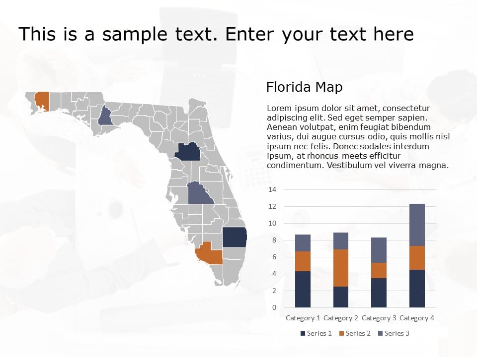 Florida Map PowerPoint Template & Google Slides Theme