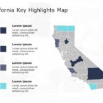 California Map 4 PowerPoint Template