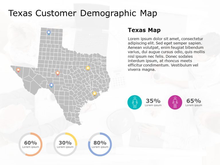 Texas Map PowerPoint Template & Google Slides Theme