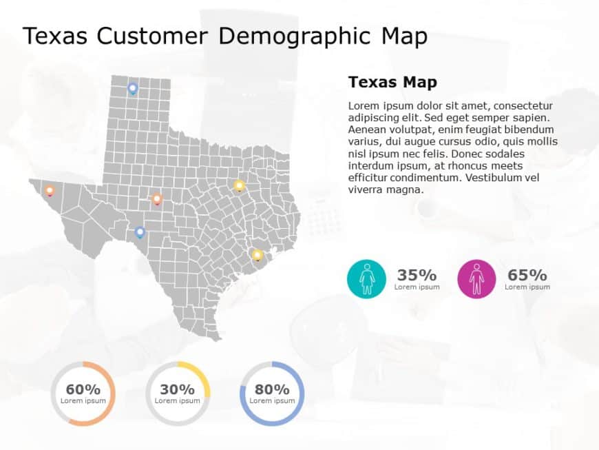 Texas Map PowerPoint Template