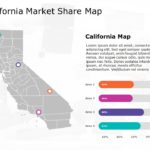 California Map 4 PowerPoint Template & Google Slides Theme