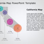 California Map 5 PowerPoint Template & Google Slides Theme