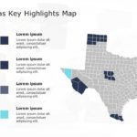 Texas Map 5 PowerPoint Template & Google Slides Theme