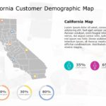 California Map 6 PowerPoint Template & Google Slides Theme