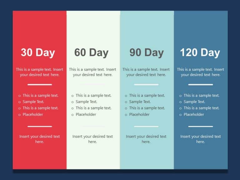 30 60 90 day for New Job Animated PowerPoint Template