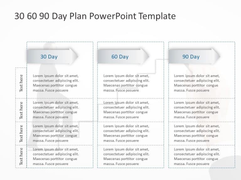 30 60 90 Day Plan 14 PowerPoint Template & Google Slides Theme