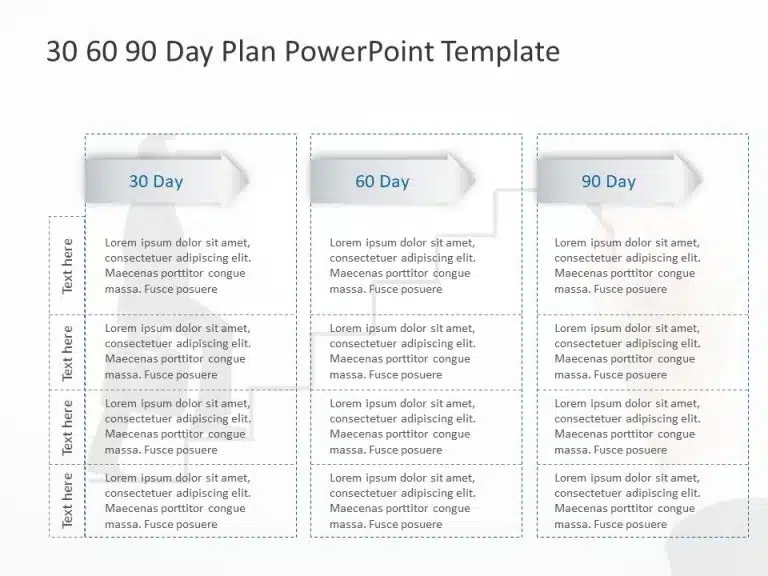 30 60 90 Day Plan PowerPoint Template 14