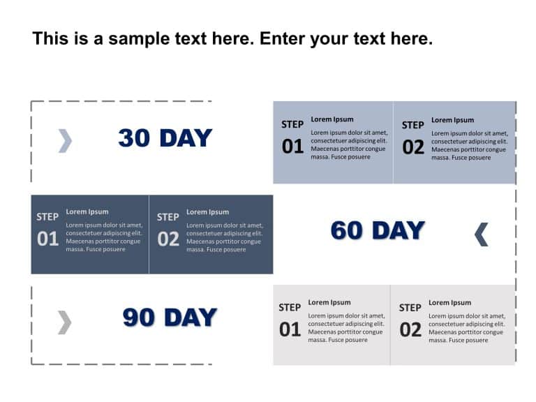 30 60 90 Day Plan 15 PowerPoint Template & Google Slides Theme
