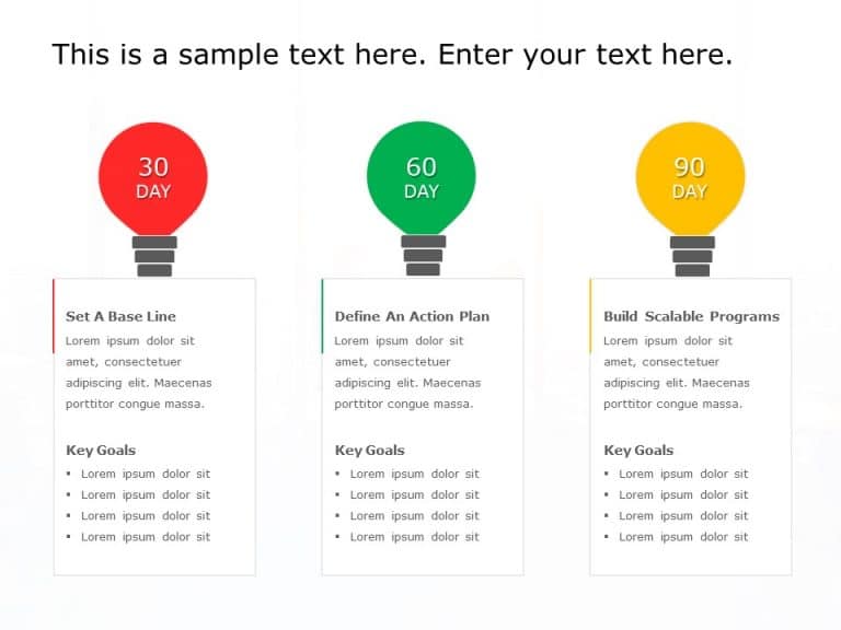 30 60 90 Day Plan PowerPoint Template 16