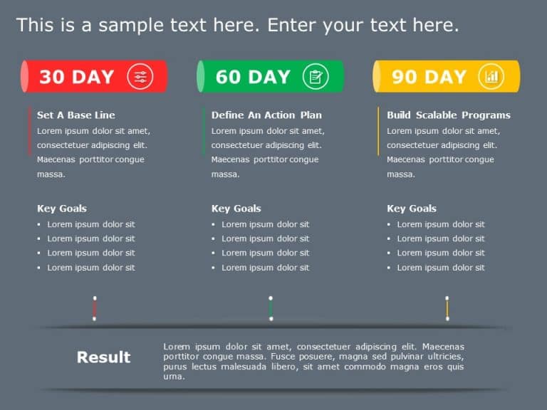 30 60 90 Day Plan 17 PowerPoint Template